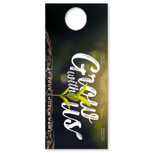Grow With Us Plant DoorHangers