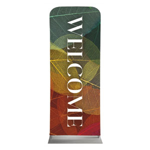 Fall Colorful Leaves 2'7" x 6'7" Sleeve Banners