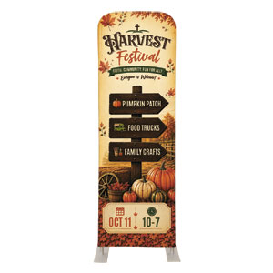 Harvest Festival Sign Post 2' x 6' Sleeve Banner