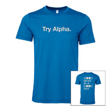 Try Alpha Good News T-shirt Medium 