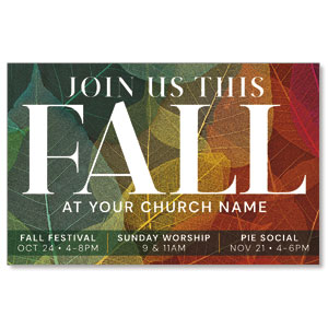 Fall Colorful Leaves 4/4 ImpactCards
