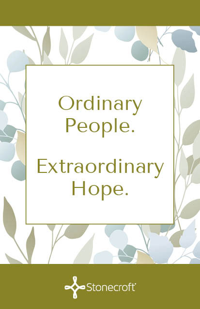 InviteCards, Inspiration, Ordinary People, Extraordinary Hope, 4.25 x 2.75