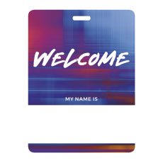 Colorful Blur Welcome 