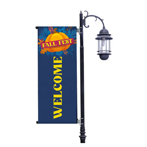 Fall Fest Leaves Light Pole Banners