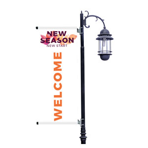 New Season Start Light Pole Banners