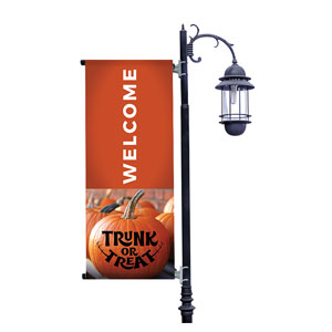 Trunk or Treat Pumpkin Carving Light Pole Banners