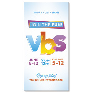 Colorful VBS 11" x 5.5" Oversized Postcards