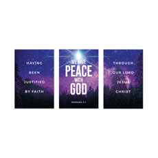 Peace On Earth Sky Triptych 