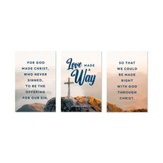 Love Made A Way Triptych 