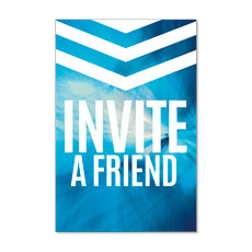 Chevron Blue Invite A Friend 