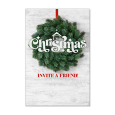 Christmas At Wreath Invite A Friend 