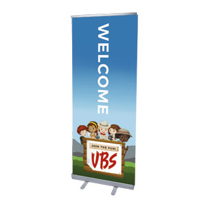 Adventure Kids VBS 2'7" x 6'7"  Vinyl Banner