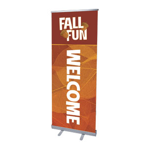 Fall Fun 2'7" x 6'7"  Vinyl Banner