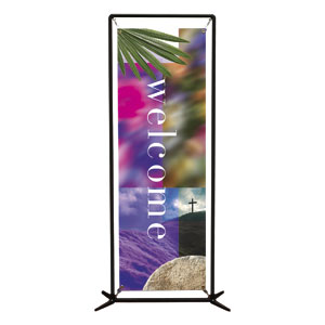 Easter Collage 2' x 6' Banner