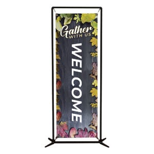 Gather with Us 2' x 6' Banner