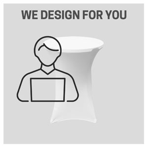 Bistro Stretch Table Cover: Full Custom Stretch Table Covers