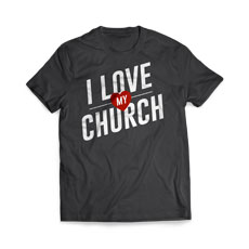 I Love My Church Heart 