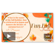 Fun Fall Facts: Countdown 